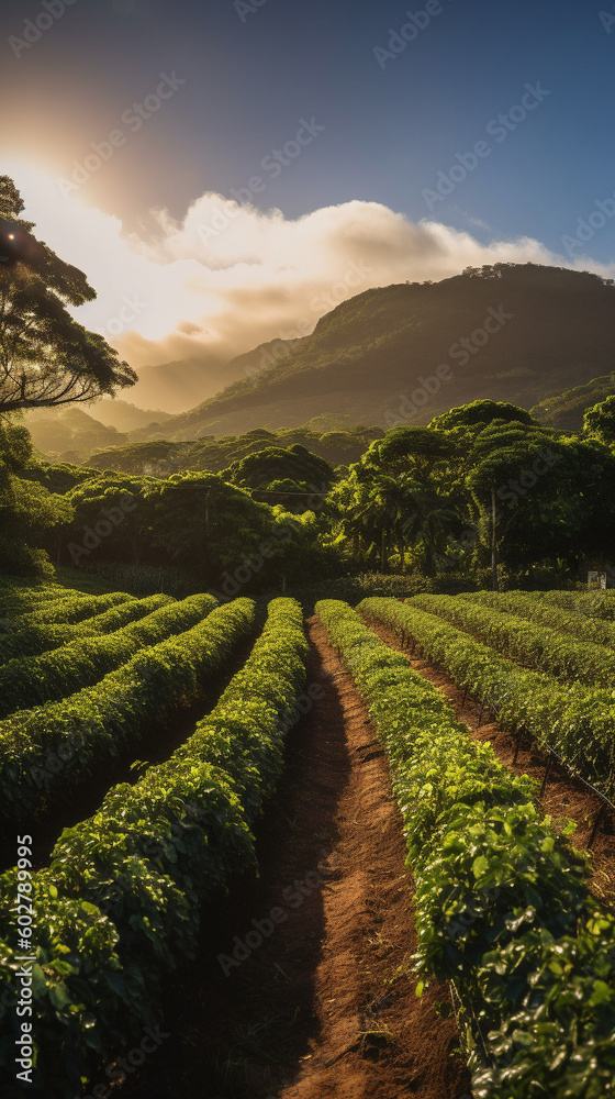 Wall mural Coffee farm - Brazil