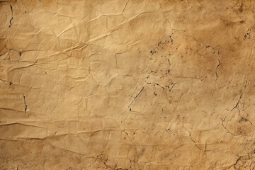 Vintage Old Paper Texture Background with Ample Copy Space, Generative AI