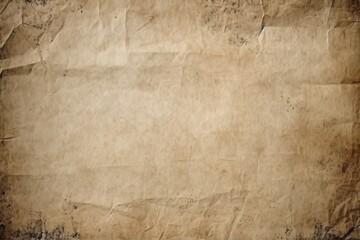 Fototapeta premium Vintage Old Paper Texture Background with Ample Copy Space, Generative AI