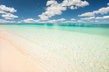 Fototapeta premium Beautiful sunny ocean beach on Maldives