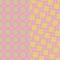 Linear Grids Vector Seamless Repeating Pattern Coordinate