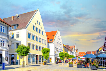 Altstadt, Guenzburg, Deutschland 