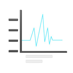 3d icon of Line Chart