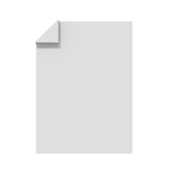3d icon of Blank Document