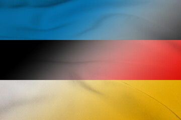 Estonia and Germany official flag transborder negotiation DEU EST