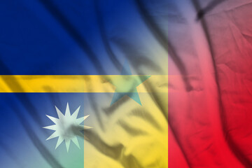 Nauru and Senegal national flag transborder negotiation SEN NRU