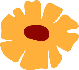 hand drawn boho floral elements