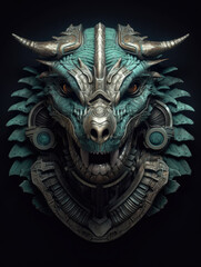 Obraz premium the mask of the dragon