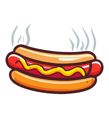 hot dog illustration