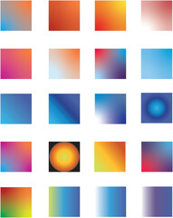 set of colorful buttons