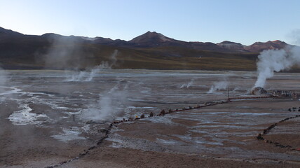 Gêiseres de Tatio, Antofagasta, Chile.