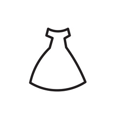 Clothing Dress Woman Outline Icon