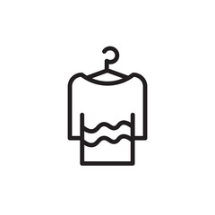Snow Winter Sweater Outline Icon