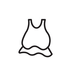 Clothes Clothing Dress Outline Icon