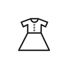 Clothes Dress Fashion Outline Icon