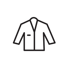 Suit Togs Wear Outline Icon