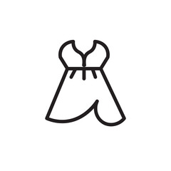 Clothes Dress Fashion Outline Icon