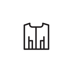 Clothes Diving Jacket Outline Icon