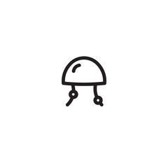 Jellyfish Sea Wil Outline Icon
