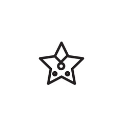 Sea Starfish Animal Outline Icon