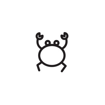 Sea Animal Crab Outline Icon