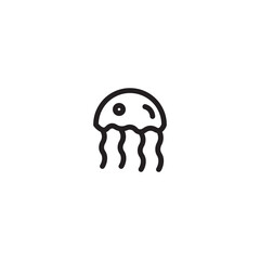 Animal Itch Jellyfish Outline Icon