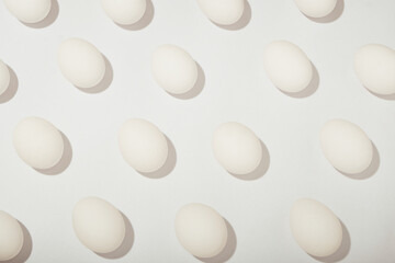 Eggs On A White Background