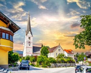 Kirche, Garmisch Partenkirchen, Bayern, Deutschland 