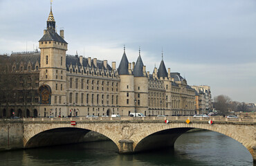 Pont au Change and The Conciergerie - Paris, France