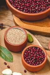 Sesame Sedd and Adzuki Beans