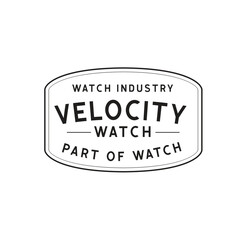 vintage watch Logo design illustration for watch company.combine classic and modern elements 28