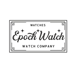 vintage watch Logo design illustration for watch company.combine classic and modern elements 17