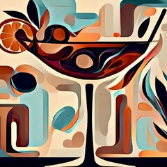 Old Fashioned - Mid Century - Abstract