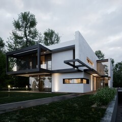 3D Modern House Design