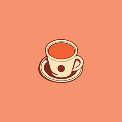coffee cup in isolated background