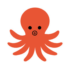 タコのベクターイラスト