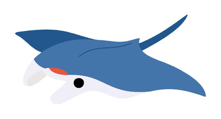 マンタのベクターイラスト