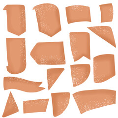 set of label badge discount or sale element design, new tag ribbon and banner vector.