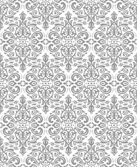 Orient vector classic silver pattern. Seamless abstract background with vintage elements. Orient pattern. Ornament for wallpapers and packaging