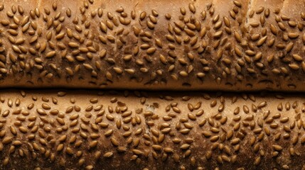 Freshly Baked Whole Wheat Bread Photorealistic Horizontal Background. Crusty Pastry, Gourmet Bakery. Ai Generated Hyperrealistic Background with Aromatic Traditional Whole Wheat Bread . Generative AI