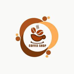 Coffee shop logo design, vector art, icon and ghaphics