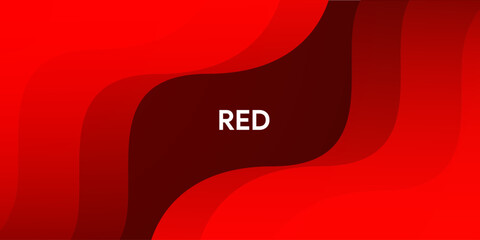 red gradient colorful background of curve with blank space for business presentation wallpaper, cover, banner