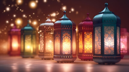 Fototapeta Eid al Adha Mubarak Islamic festival social media banner and Eid Mubarak Post Template, isolated background obraz