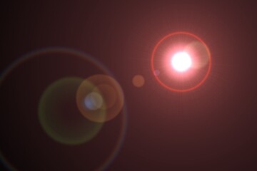 abstract background with glowing circles