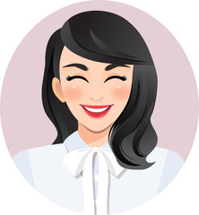 Smiling business woman PNG
