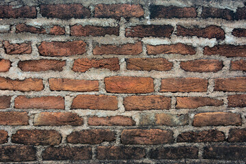 Fototapeta premium Exterior brick wall texture background