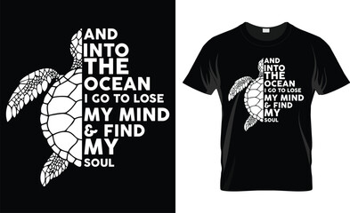 And Into The Ocean I Go To Lose My Mind & Find My Soul