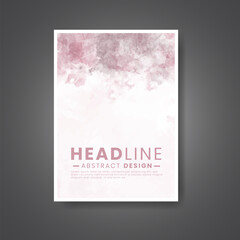 Cards with watercolor background. Design for your cover, date, postcard, banner, logo.