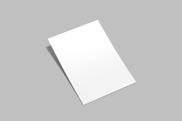 A4 Flyer blank Mockup