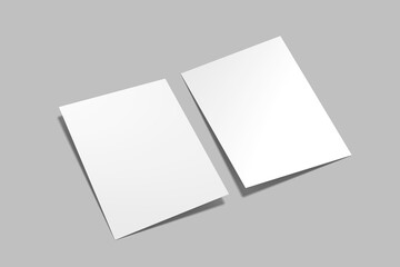 A4 Flyer blank Mockup